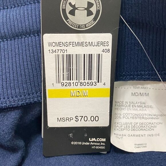 Under Armour UA Freedom Project Rock Originators Fleece Pants Womens size M NWT - Picture 9 of 9